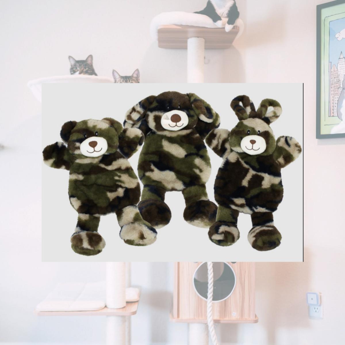 Picture of Multipet 108086 15 in. Unstuff Dog Toy, Camouflage