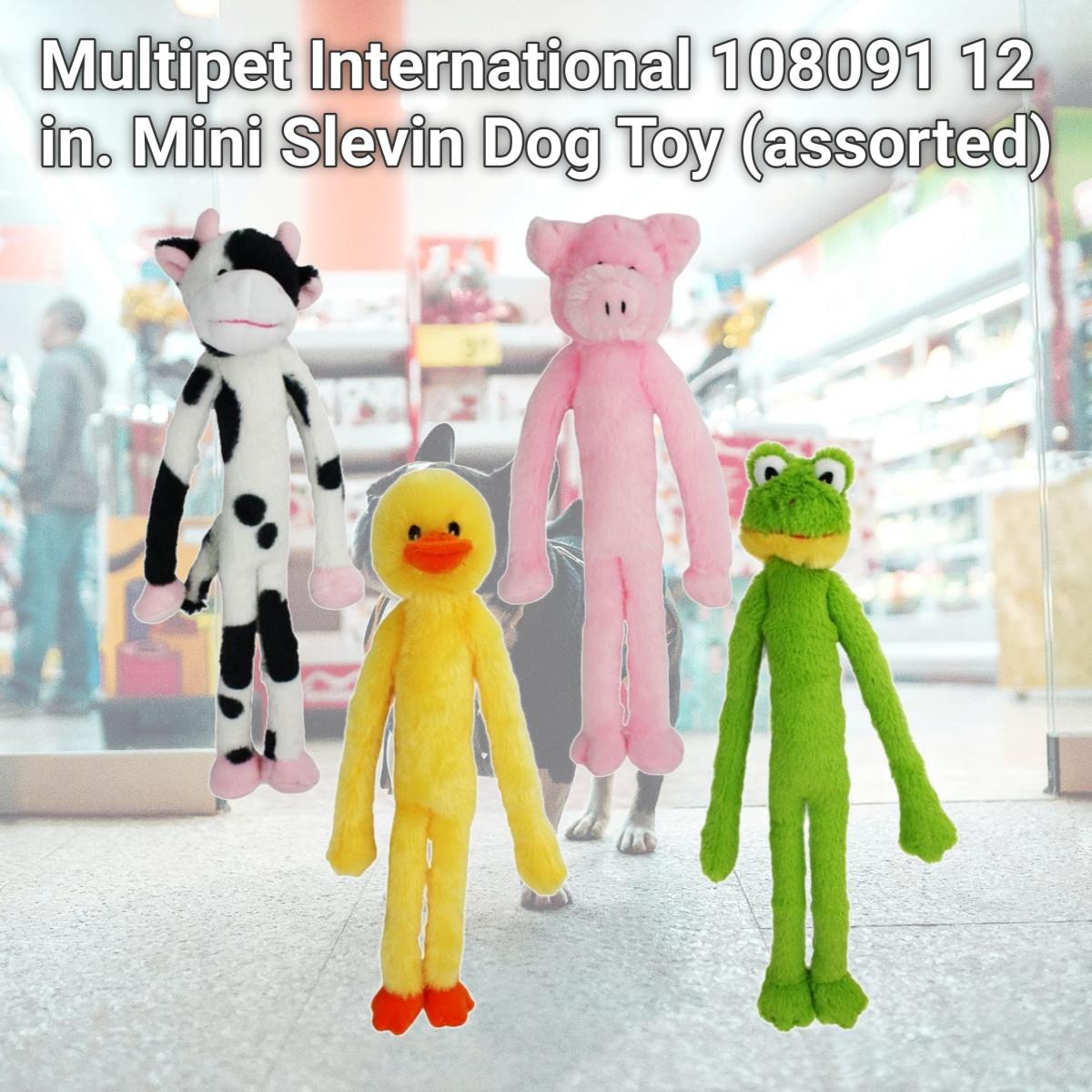 Picture of Multipet International 108091 12 in. Mini Slevin Dog Toy (assorted)