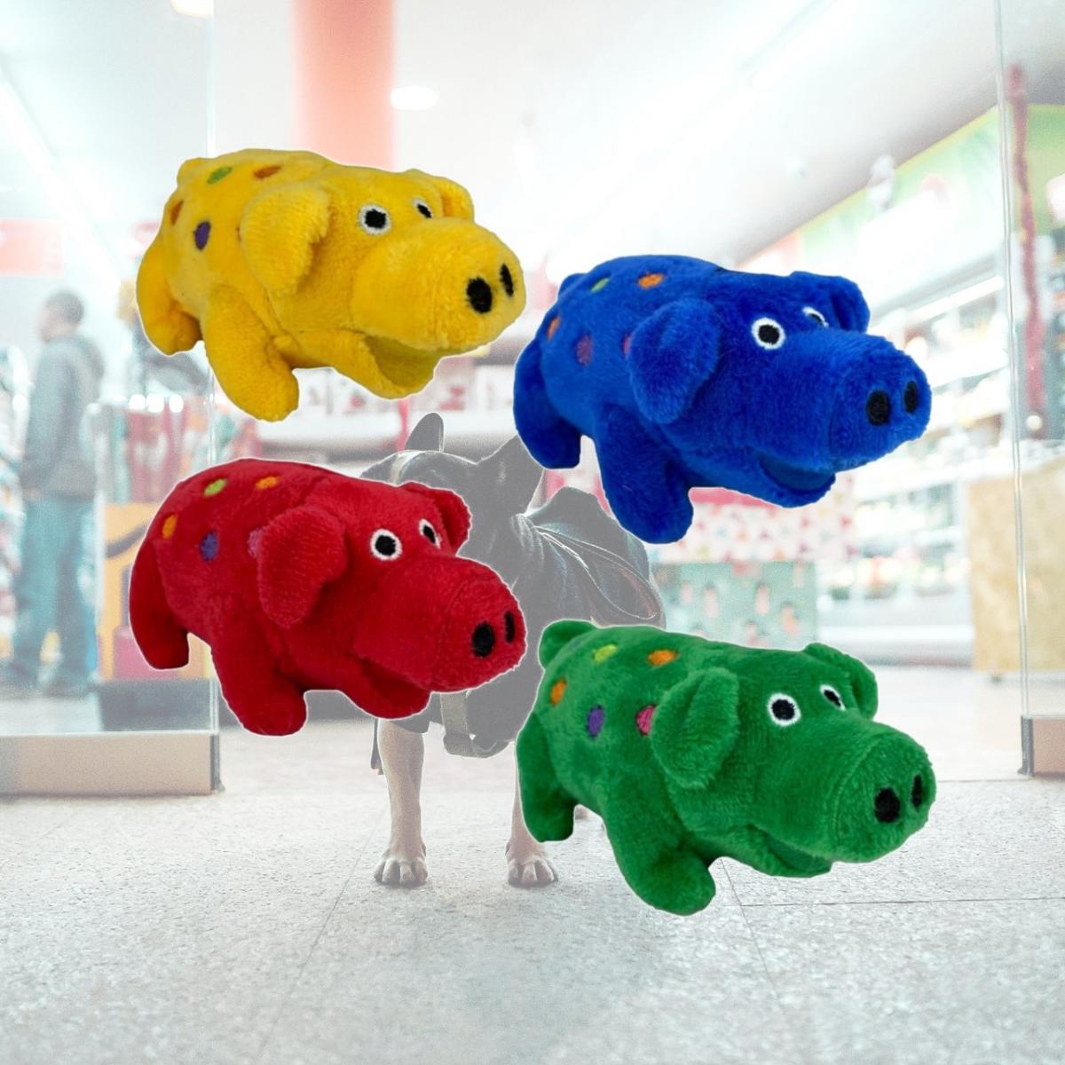 Picture of Multipet International 108093 4 in. Mini Plush Pig Dog Toy