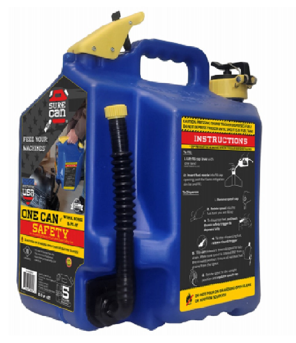 5 Gallon Kerosene Can, Blue