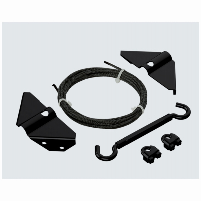 Black Steel Anti-Sag Gate Kit 1 pk