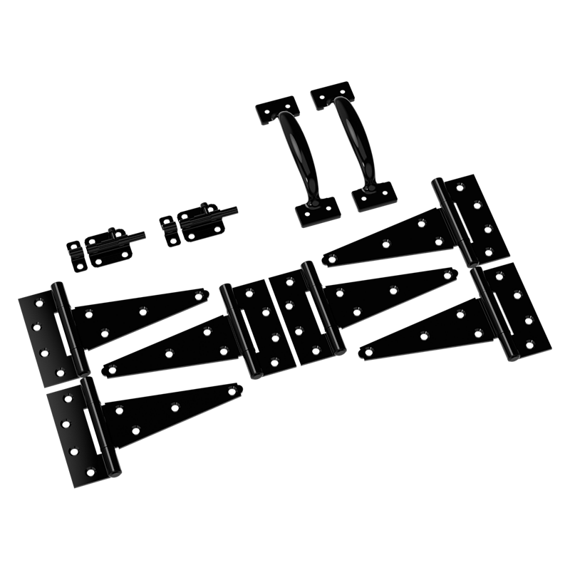 Black Steel Shed Kit 1 pk