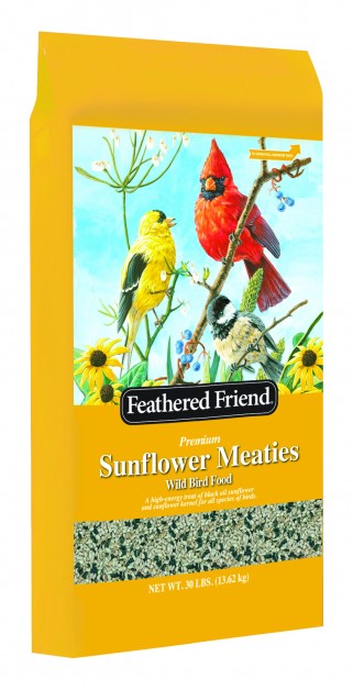 109693 30 lbs Sunflower Meaties Wild Bird Food -  Global Harvest Foods