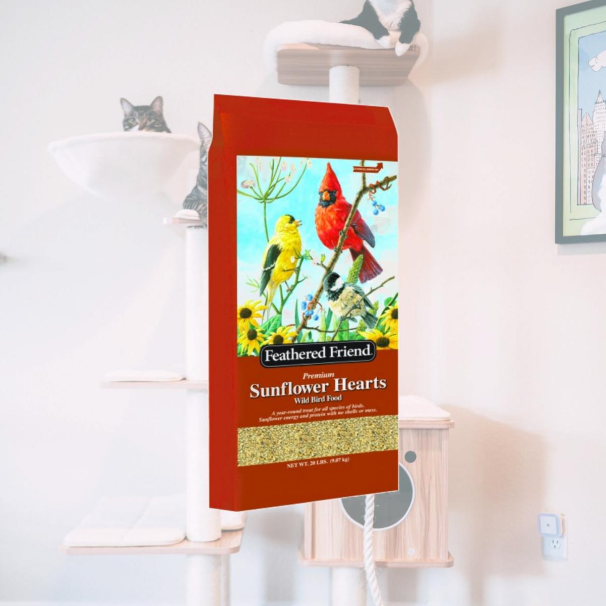 Picture of Global Harvest Foods 109691 20 lbs Sunflower Hearts Wild Bird Food