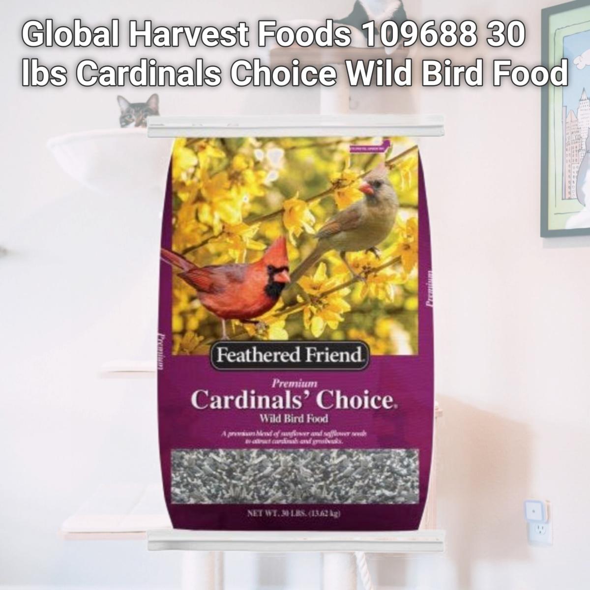 Picture of Global Harvest Foods 109688 30 lbs Cardinals Choice Wild Bird Food