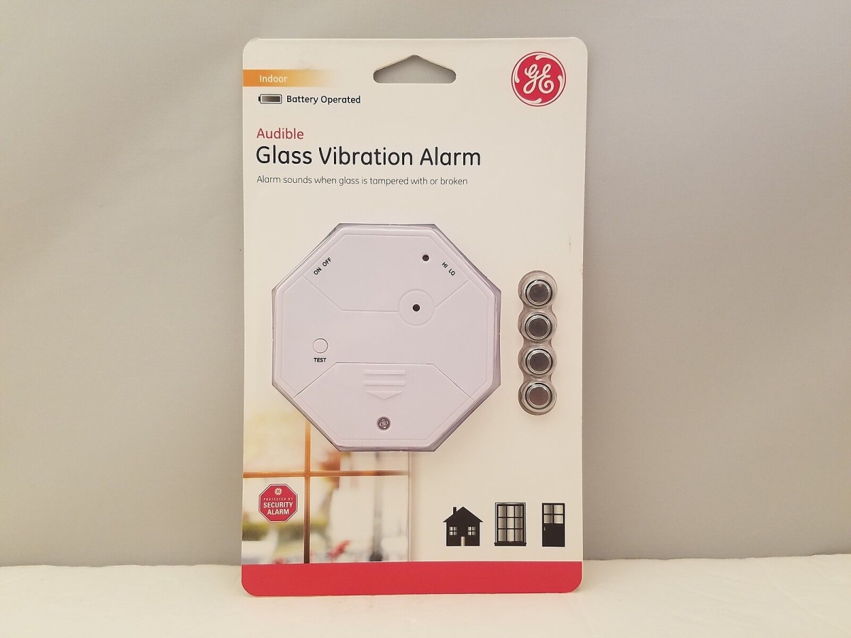 Glass Vibration Alarm, Pack of 2