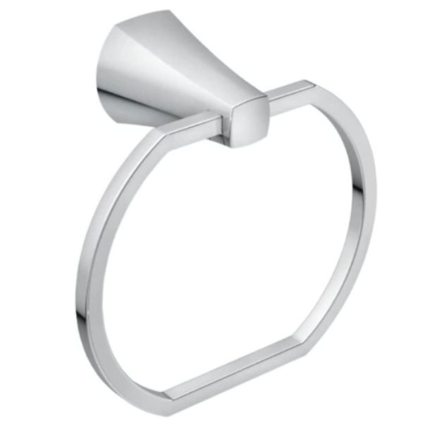 Lindor Towel Ring, Chrome