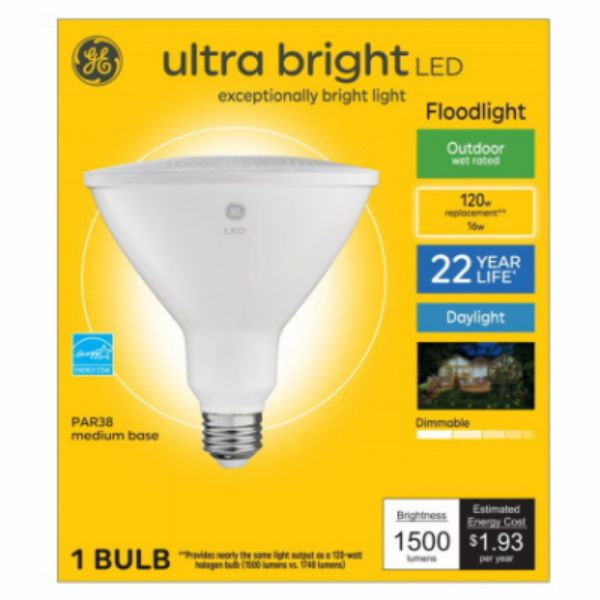 16W LED PAR38 Bulb - Pack of 6