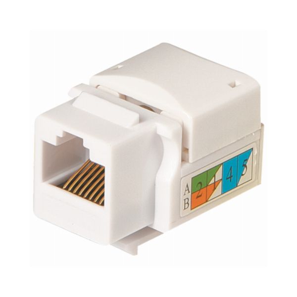 Picture of Audiovox 110696 Cat6 & 5E Jack&#44; White