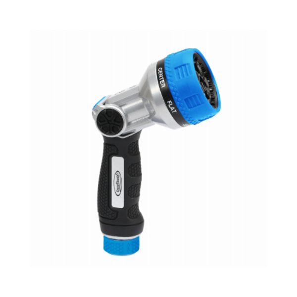 Heavy Duty 7-Pattern Nozzle, Green Thumb