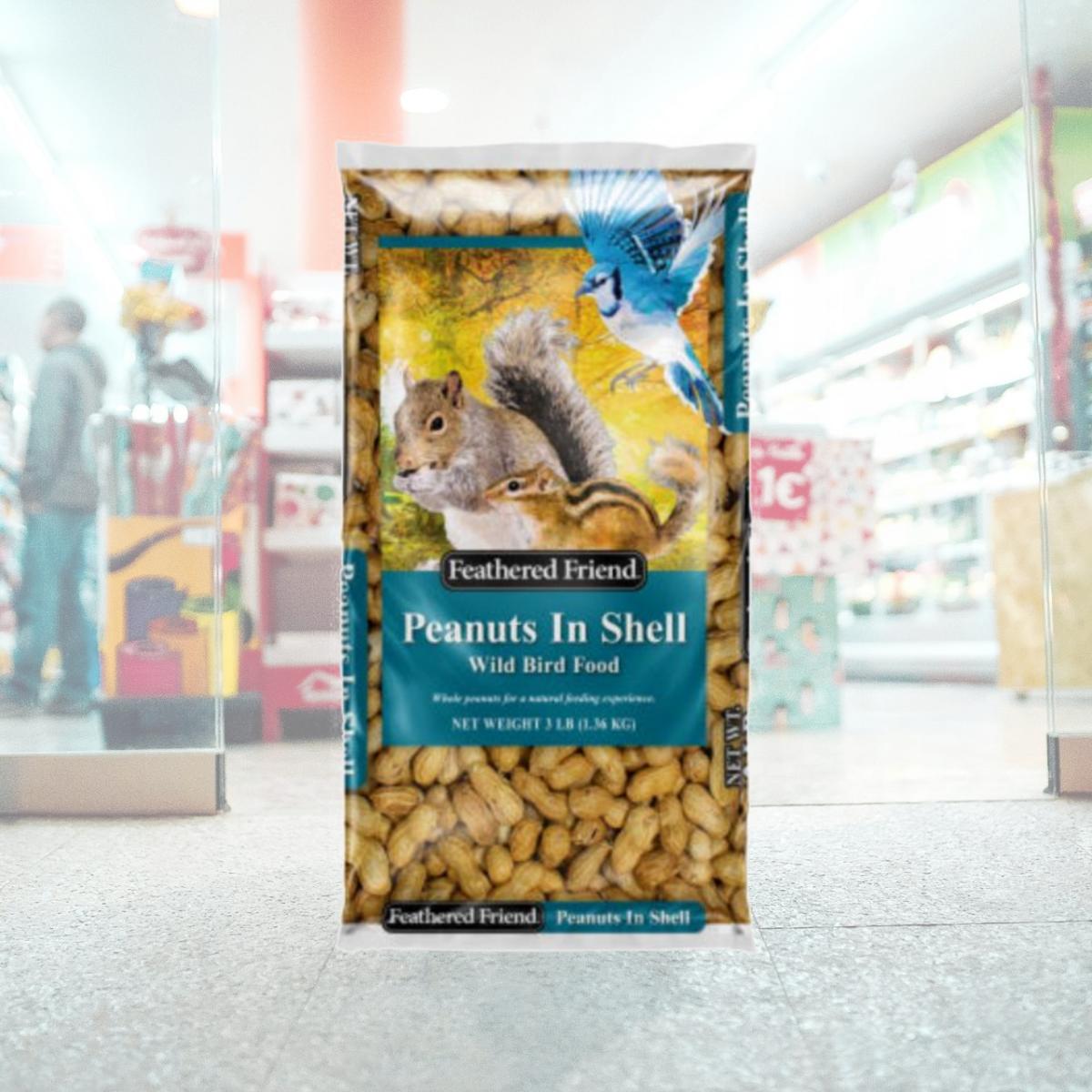 Picture of Global Harvest Foods 109745 3 lbs Shell Peanuts Food
