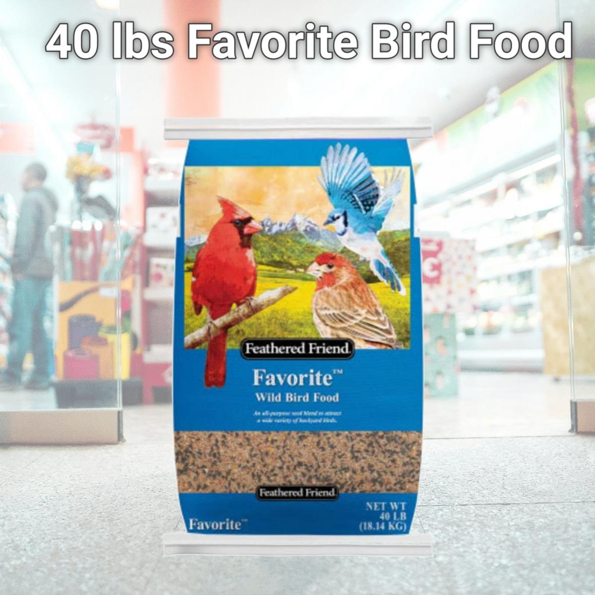 Picture of Global Harvest Foods 109776 40 lbs Favorite Bird Food