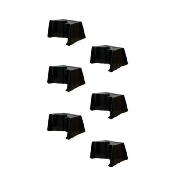 Stealthmounts BLACK Battery Mount for Milwaukee M12 6 Pack - BM-MW12-BLK-6
