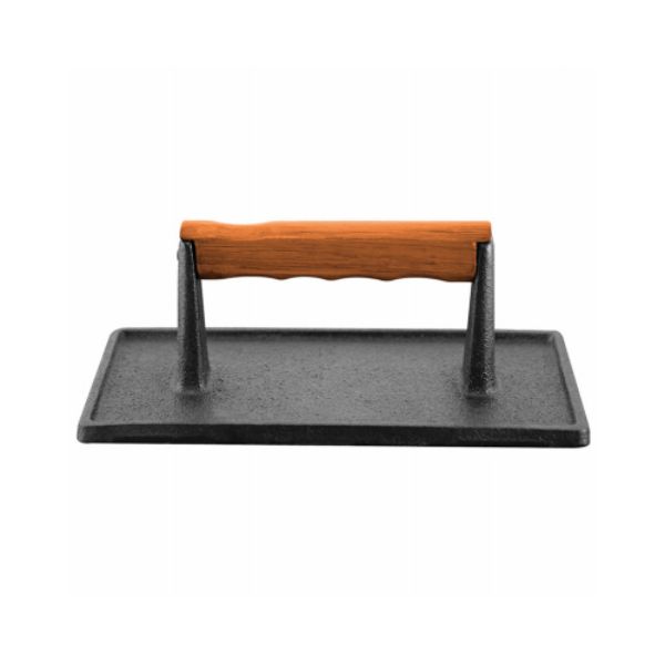 Picture of Mr Bar B Q Products 111519 Rectangle Cast Iron Meat Press 