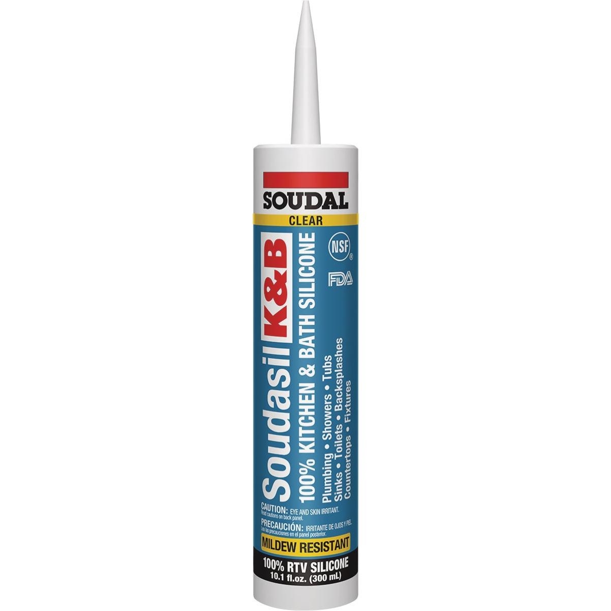 109576 10.1 oz Kitchen & Bath Silicone, Clear