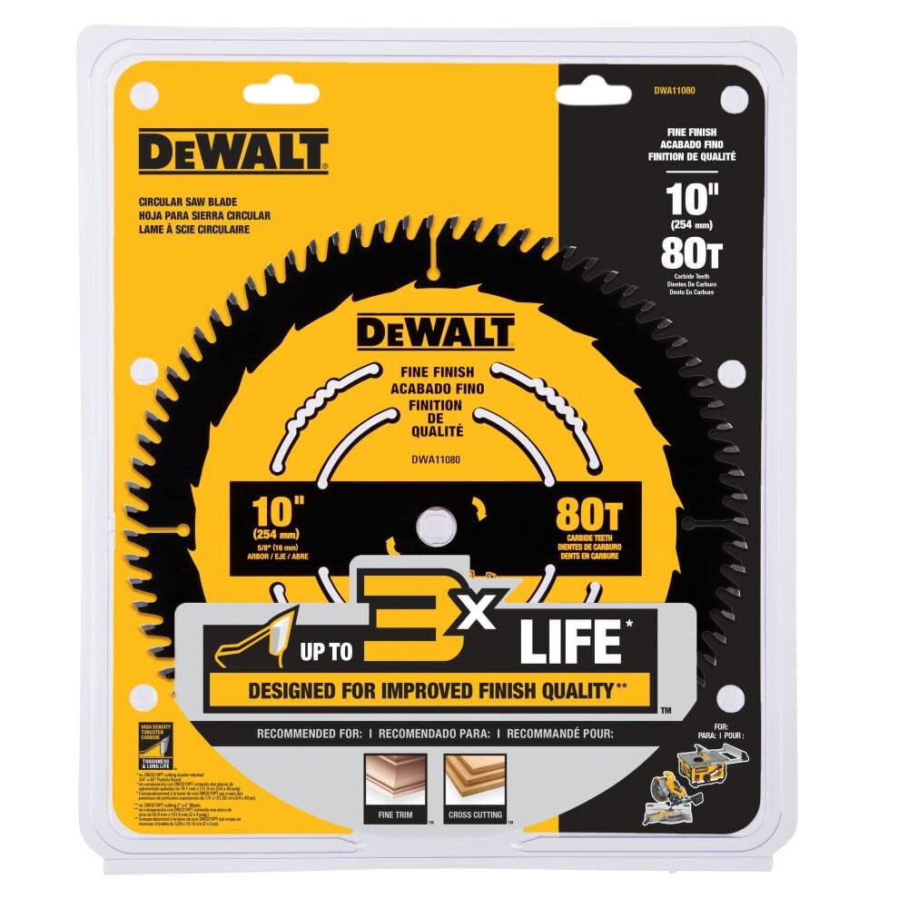 110137 10 in. 80T Circular Saw Blade