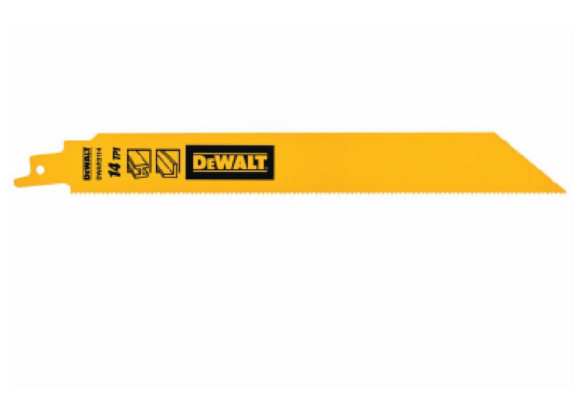 Picture of Dewalt Accessories 109234 9 in. 14TPI Heavy Metal Bi-Metal Reciprocating Saw Blades - Pack of 5