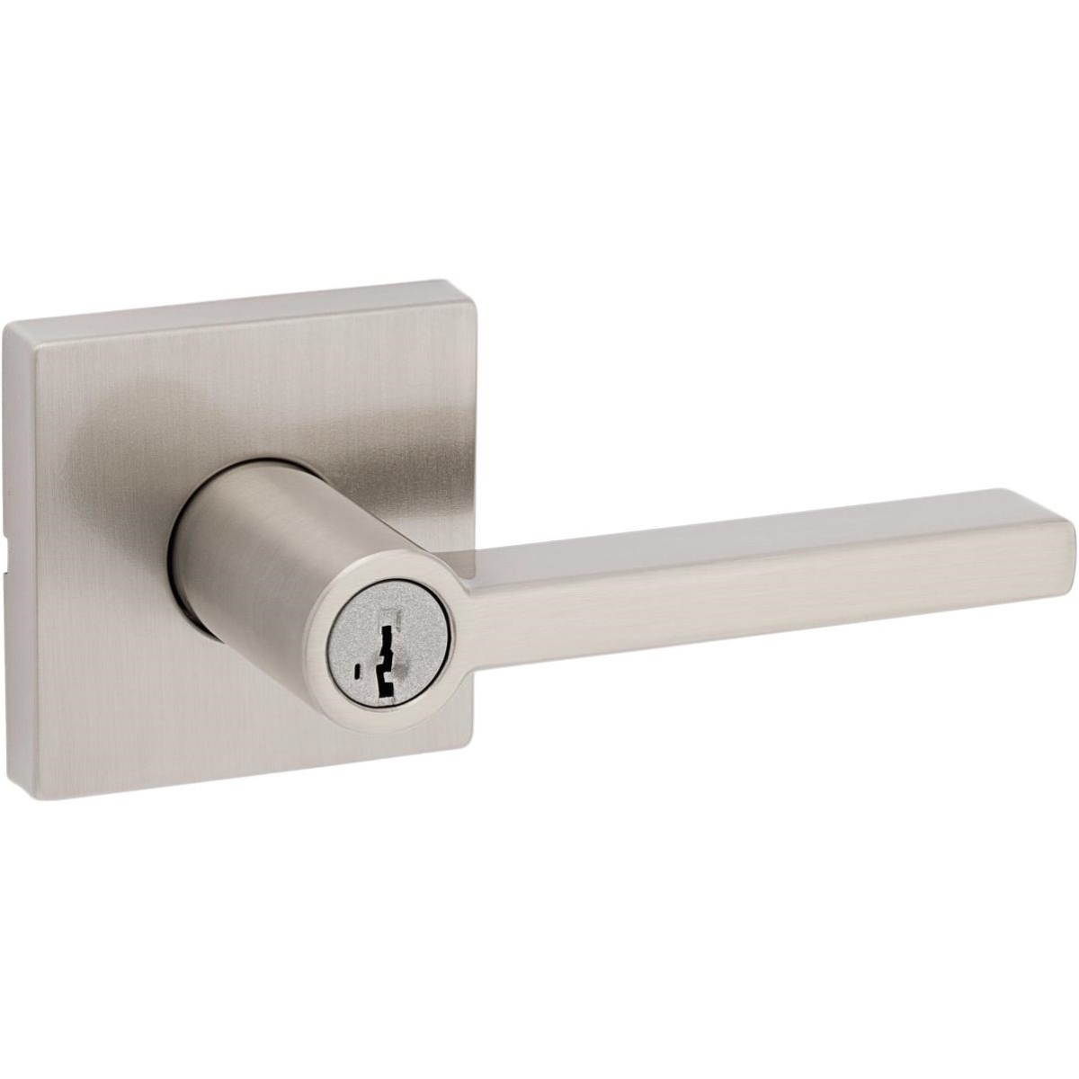 Picture of Kwikset 109709 Halifax Entry Lever&#44; Satin Nickel