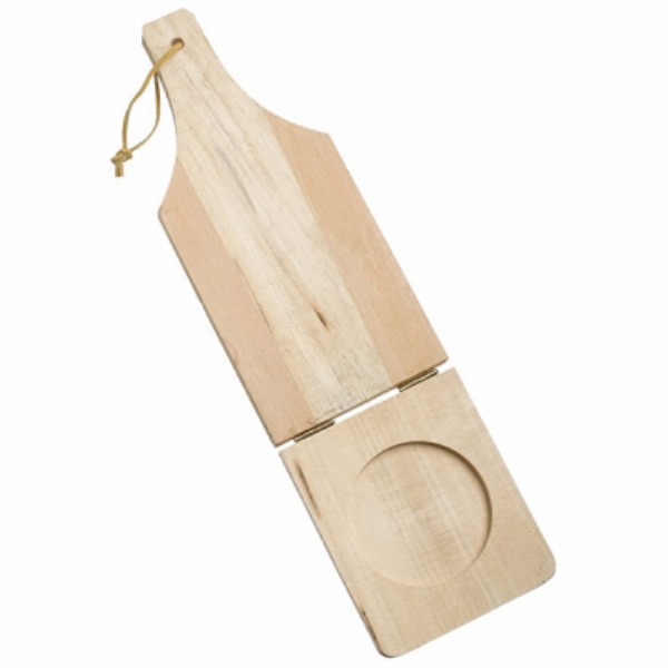 Picture of IMUSA USA 110741 Traditional Jumbo Wood Tostonera Plantain Masher