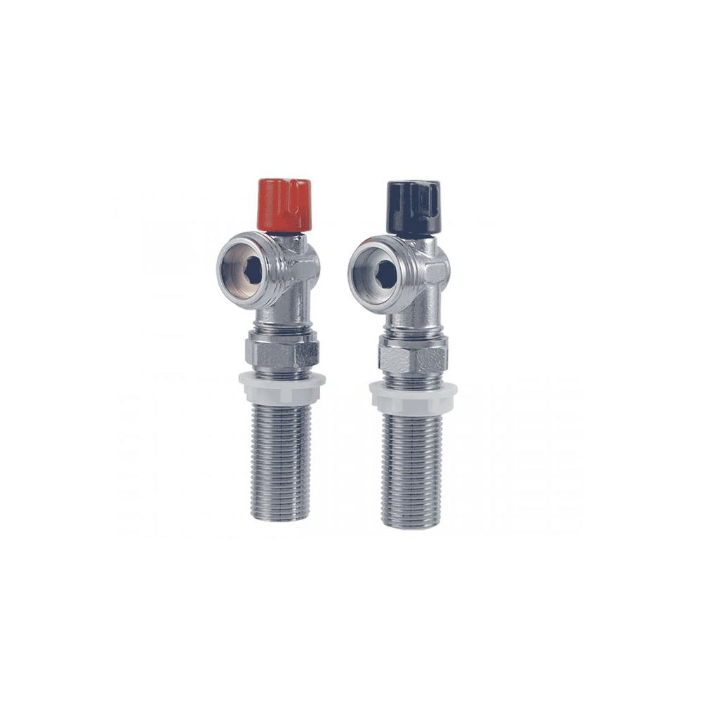 0.5 x 0.75 in. Washing Machine Valve, Brass - Pack of 2