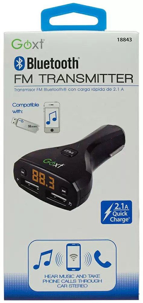 12-24 V Bluetooth & FM Transmitte - Case of 2
