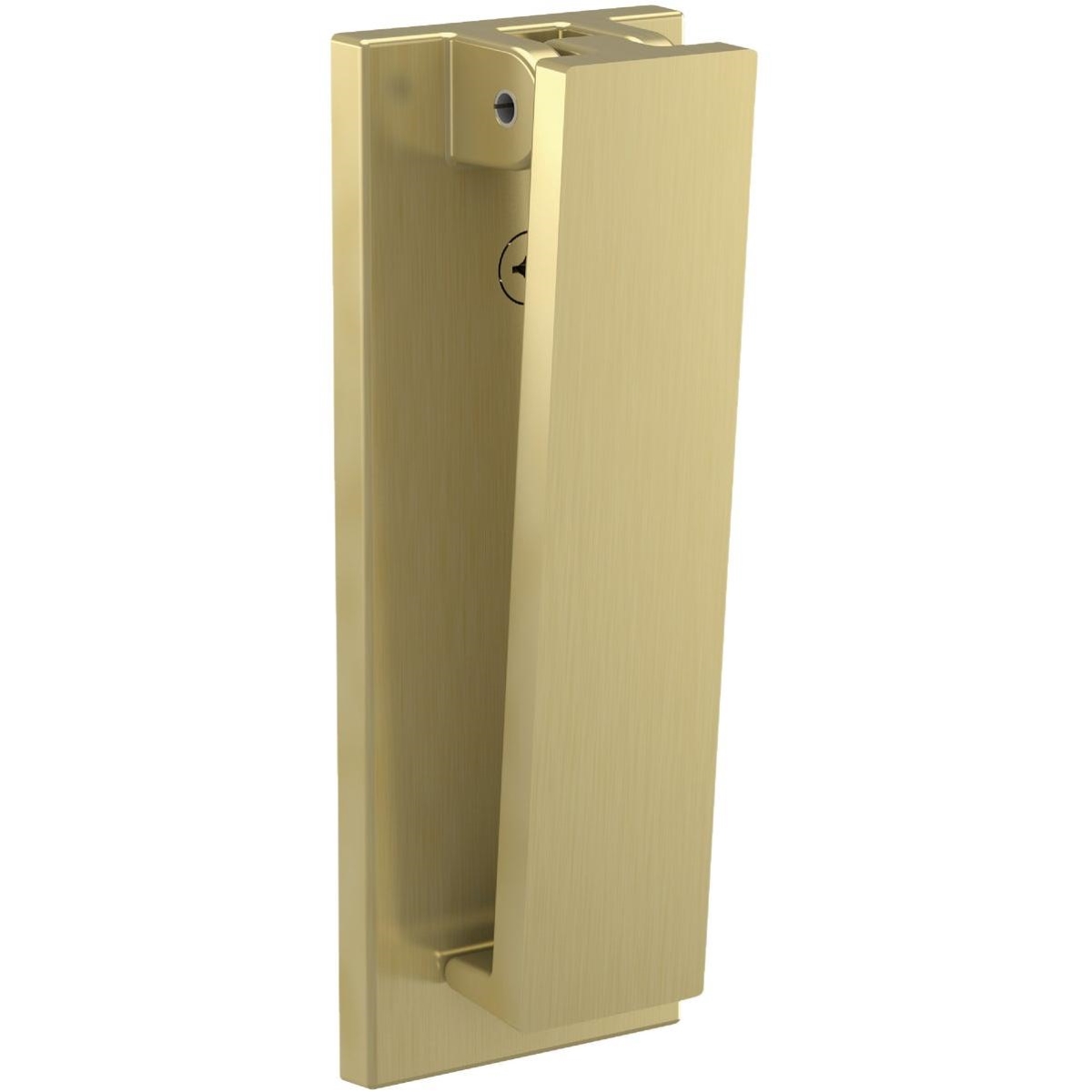 4.75 in. Reed Door Knocker, Brushed Gold, 4PK