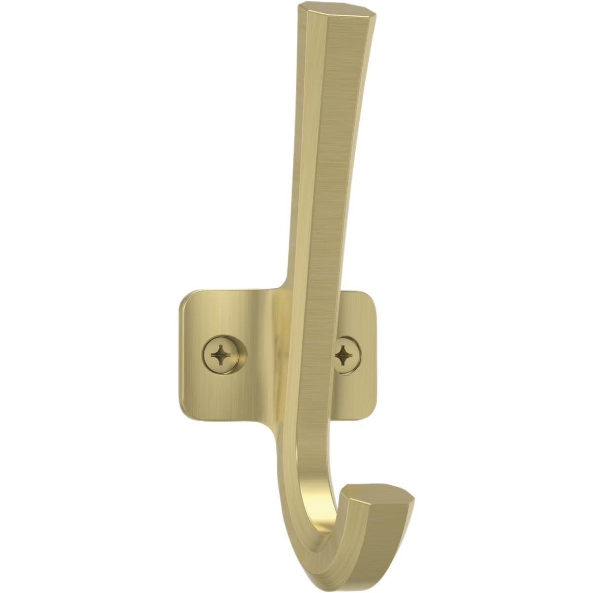 Picture of National & Spectrum Brands HHI 112030 Powell Angled Hook&#44; Brushed Gold