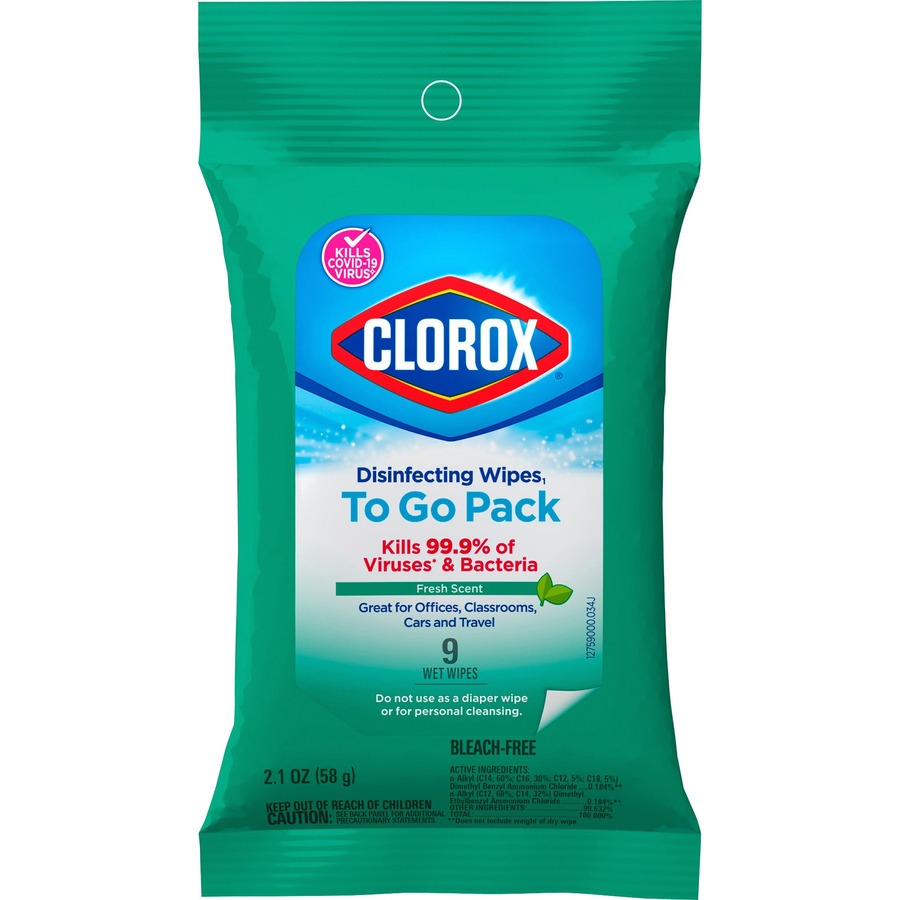 9 Count Clorox Disinfecting Wipes  Pack of 12