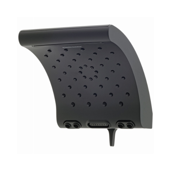 8.7 in. 1.8GPM Evolution Black Shower Head