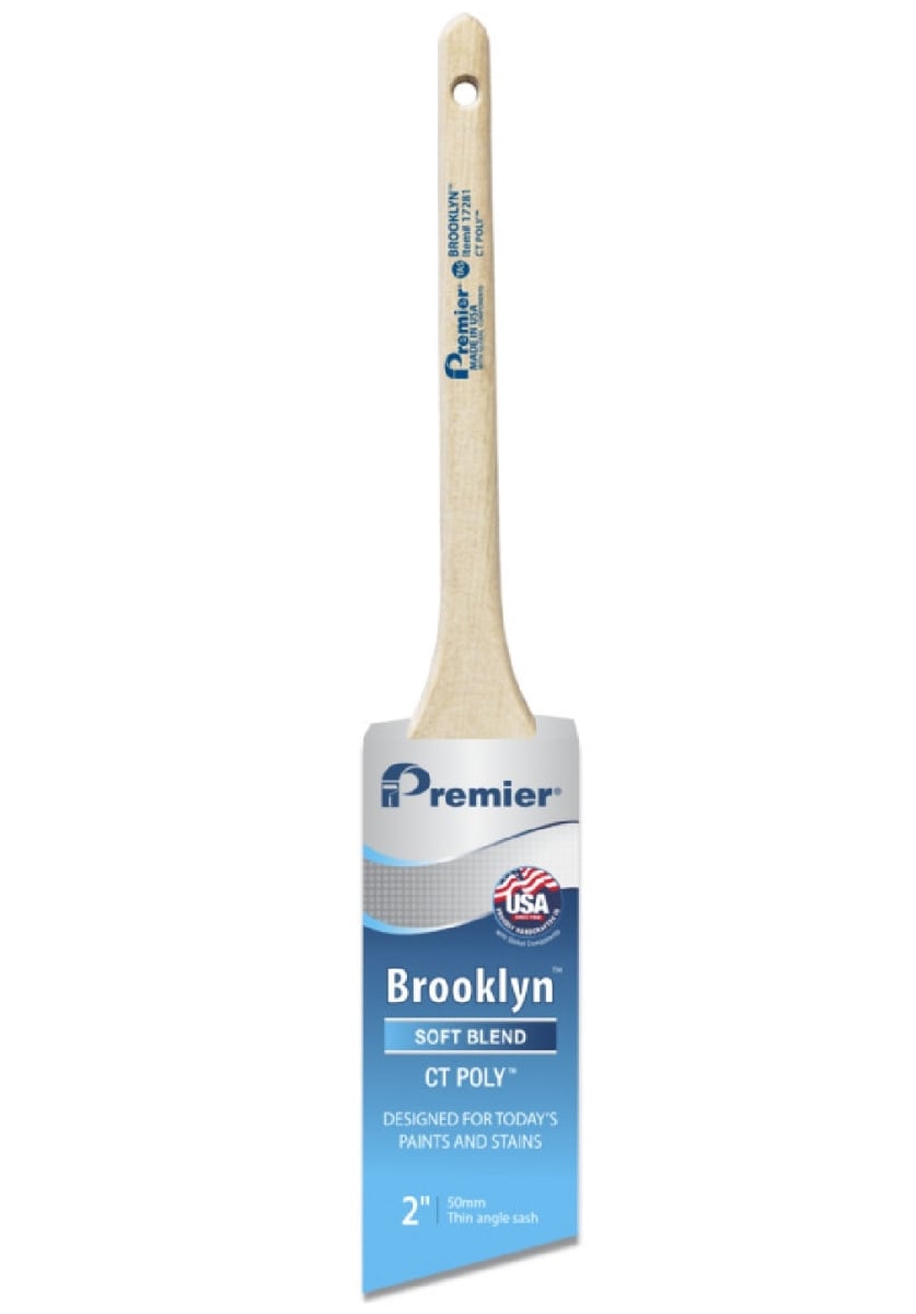 2 in. Brooklyn Thin Angle Sash CT Poly Brush