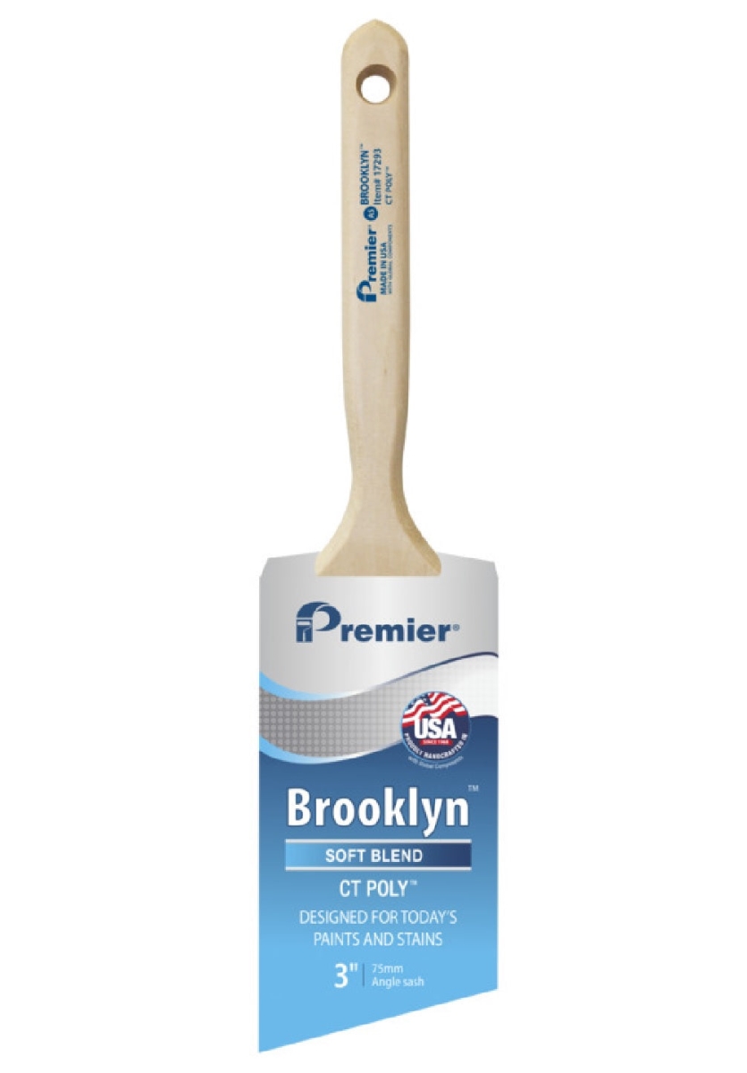 3 in. Brooklyn Angle Sash CT Poly Brush