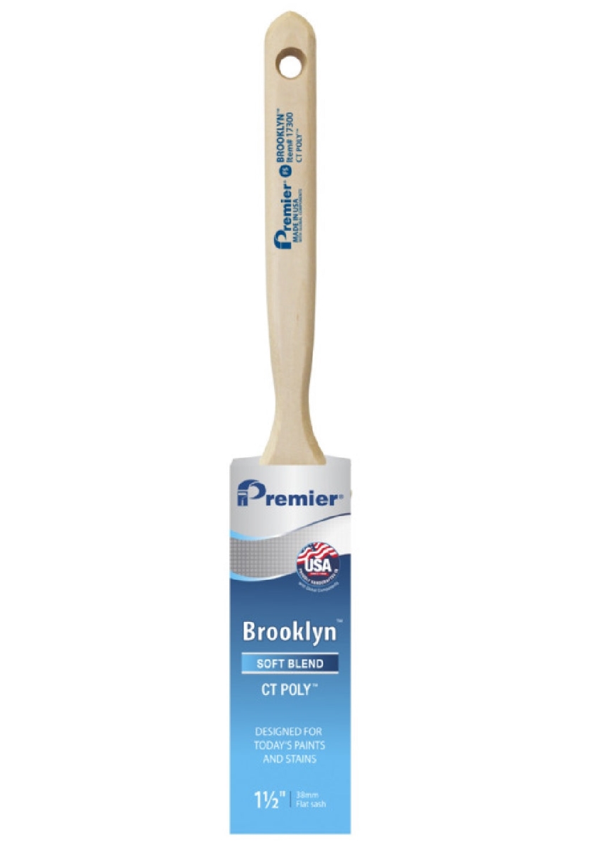 1.5 in. Brooklyn Flat Sash CT Poly Brush