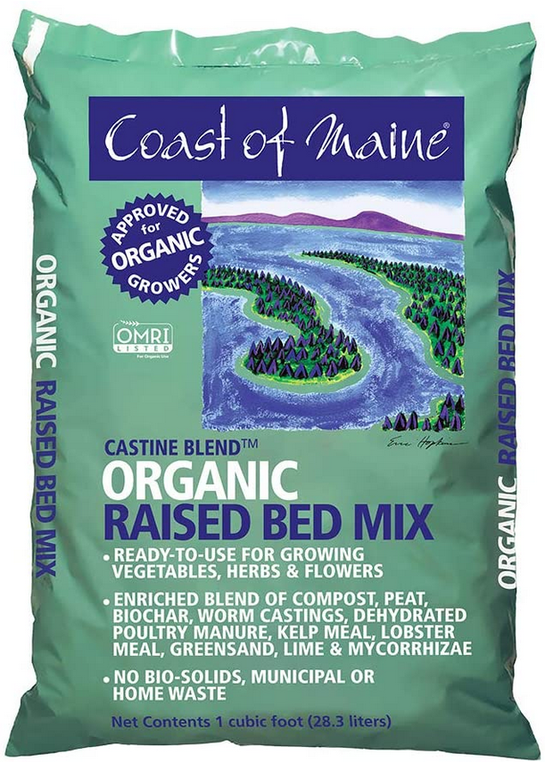 Coast of Maine Castine Blend Organic Raised Bed Soil 1 cu ft