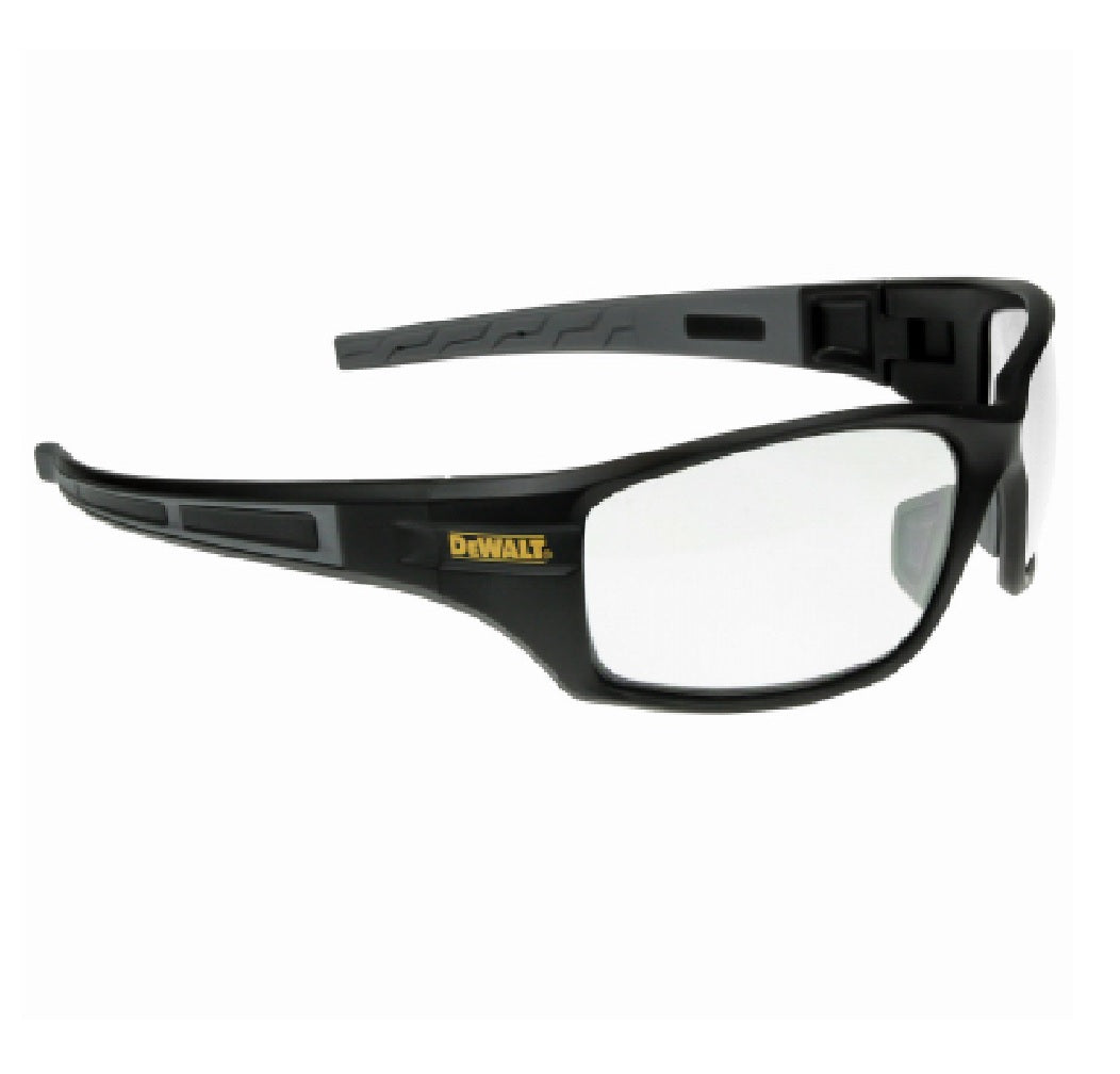 114229 Auger Safety Black Frame Clear Glasses
