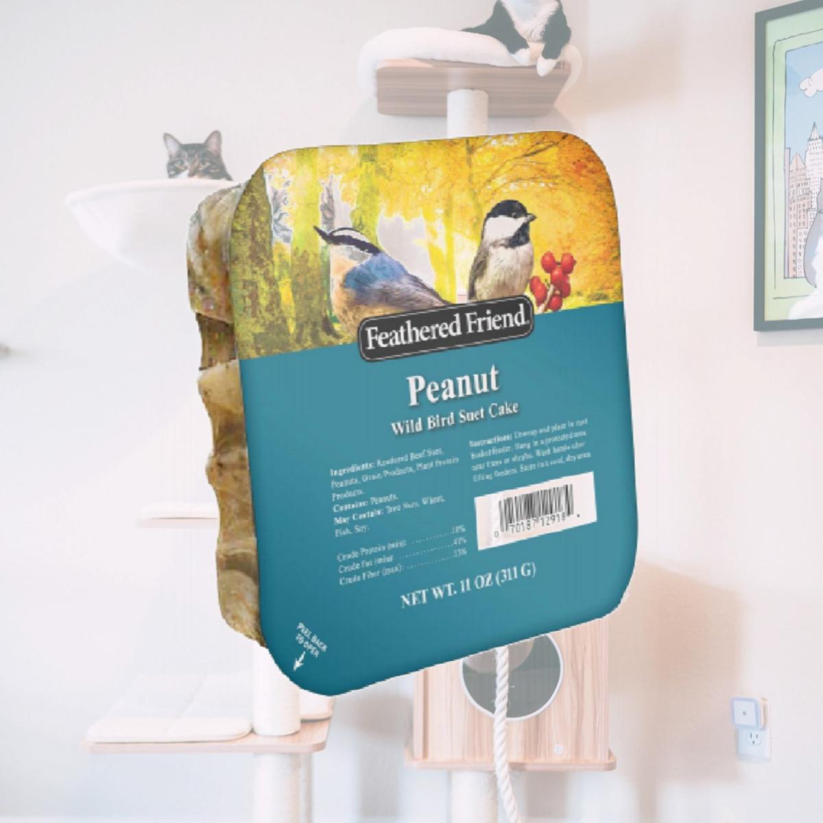 Picture of Global Harvest Foods 109802 Peanut Wild Birds Suet Cake