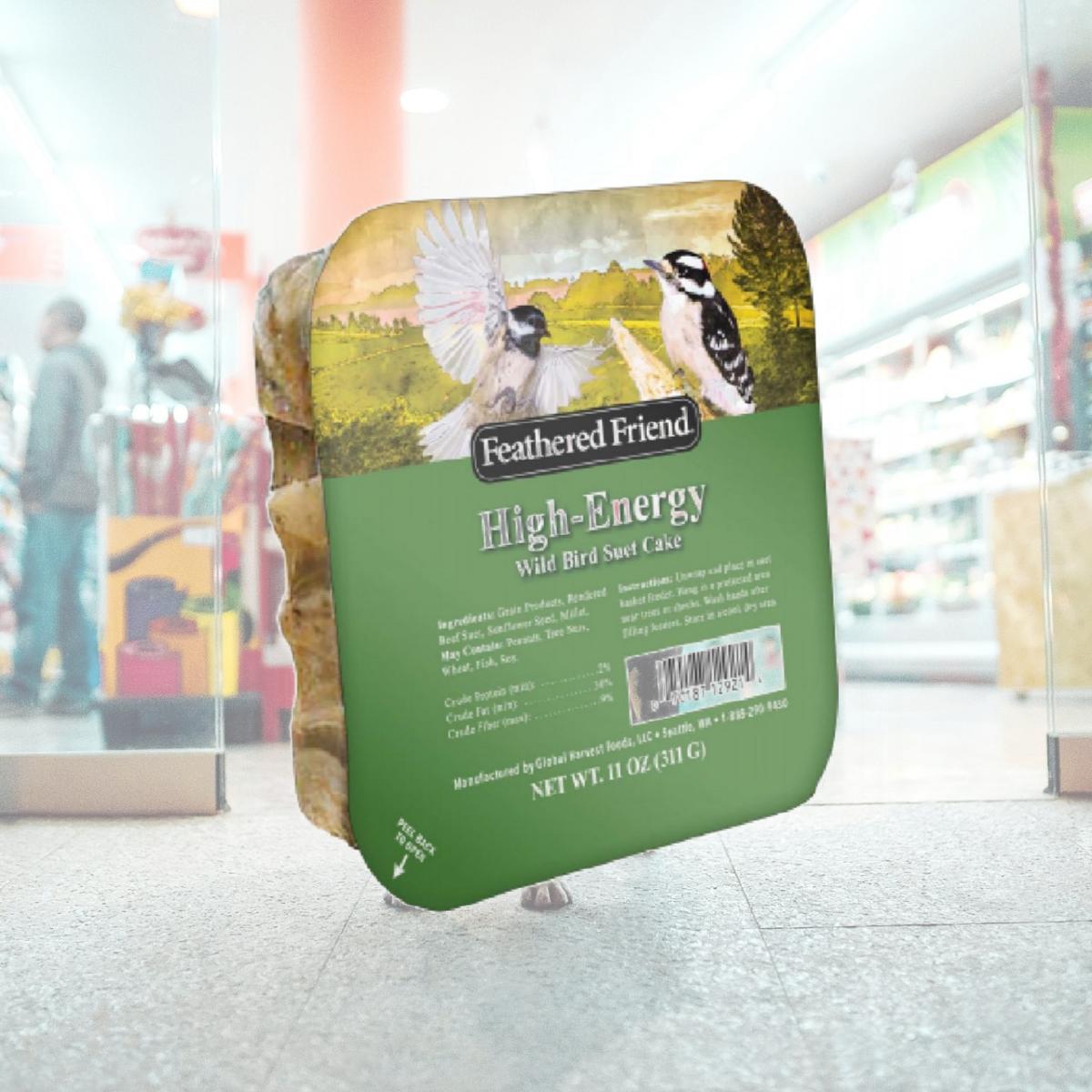 Picture of Global Harvest Foods 109805 High-Energy Wild Birds Suet Cake