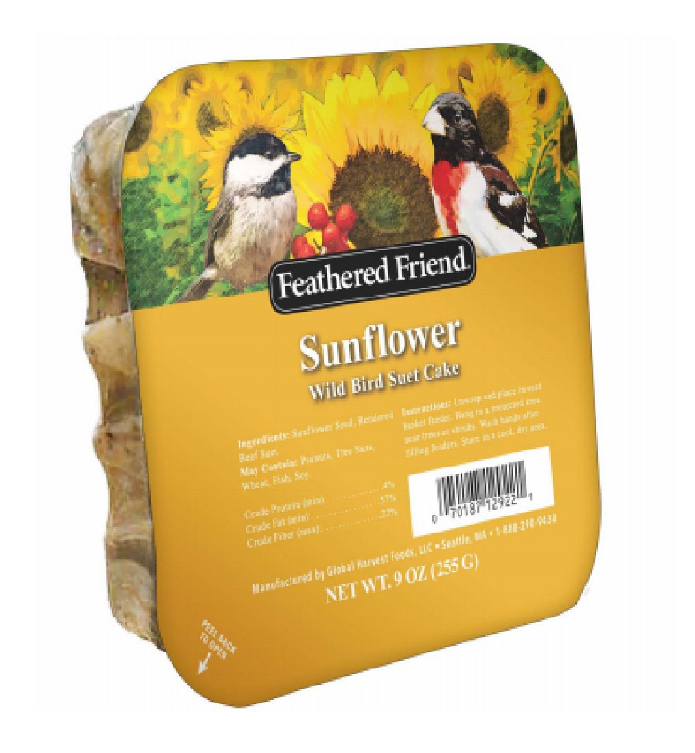 Picture of Global Harvest Foods 109806 Sunflower Wild Birds Suet Cake