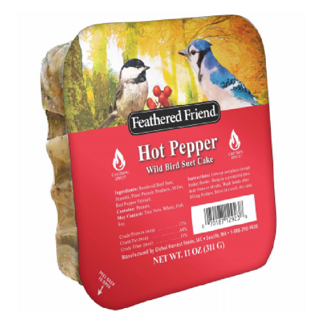 Picture of Global Harvest Foods 109807 Hot Pepper Wild Birds Suet Cake