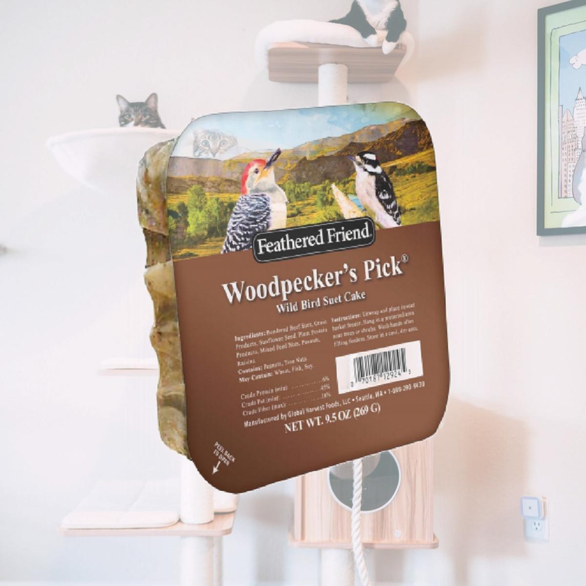 Picture of Global Harvest Foods 109808 9.5 oz Woodpecker Pick Wild Bird Food