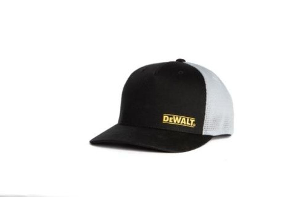 Picture of WIP 113376 DeWalt Oakdale Trucker Hat&#44; Black & Light Grey - One Size Fits Most