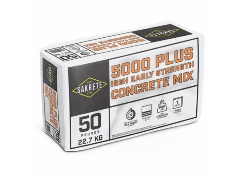 114578 50 lbs 5000 Plus High Early Strength Concrete Mix