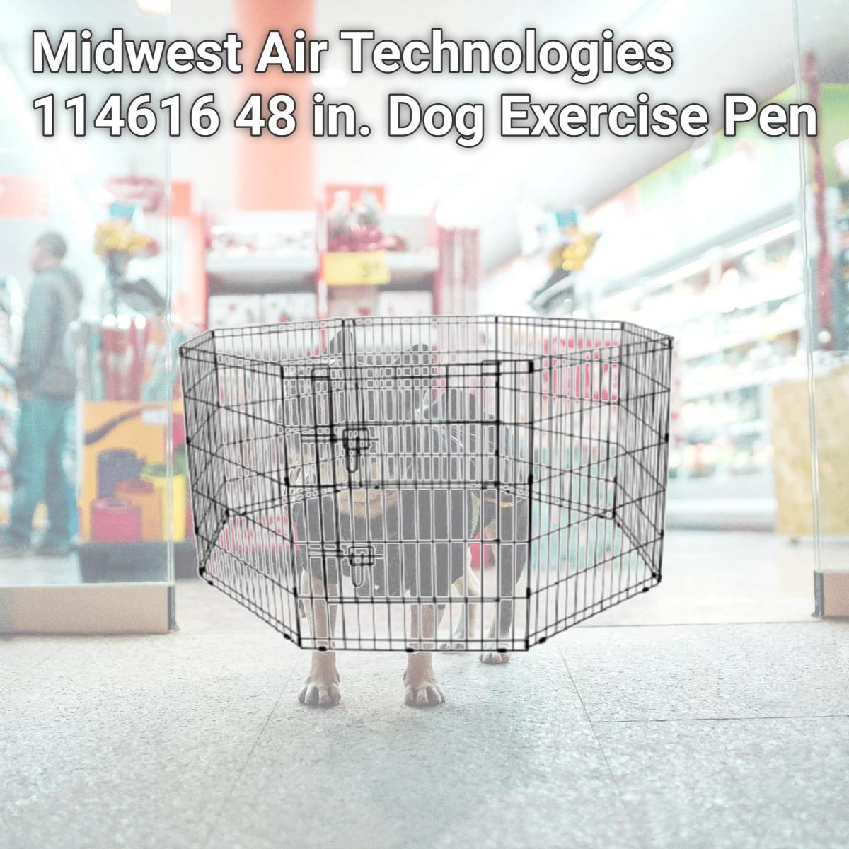 Picture of Midwest Air Technologies 114616 48 in. Dog Exercise Pen
