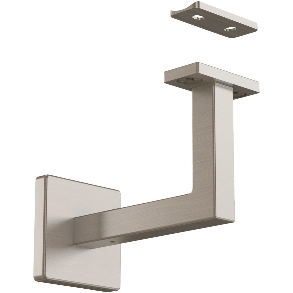 Satin Nickel Reed Hand Bracket