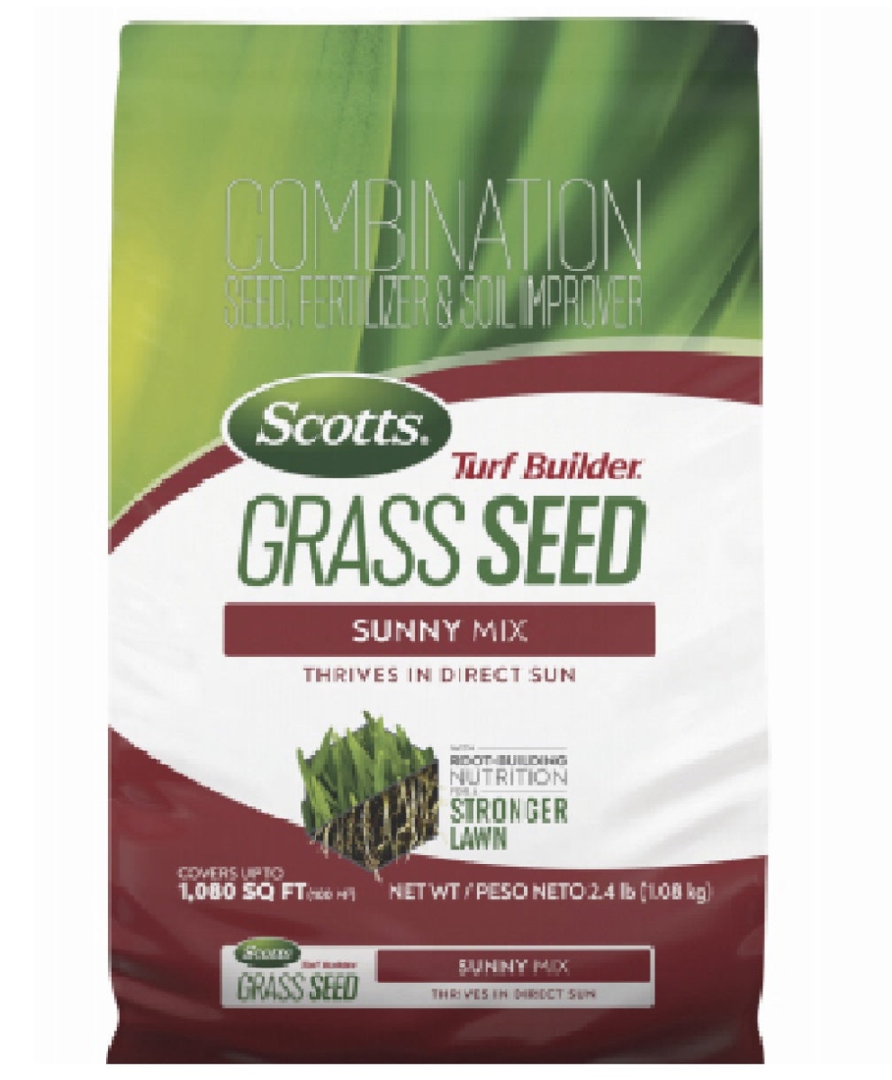 2.4 lbs Turf Builder Grass Seed Sunny Mix