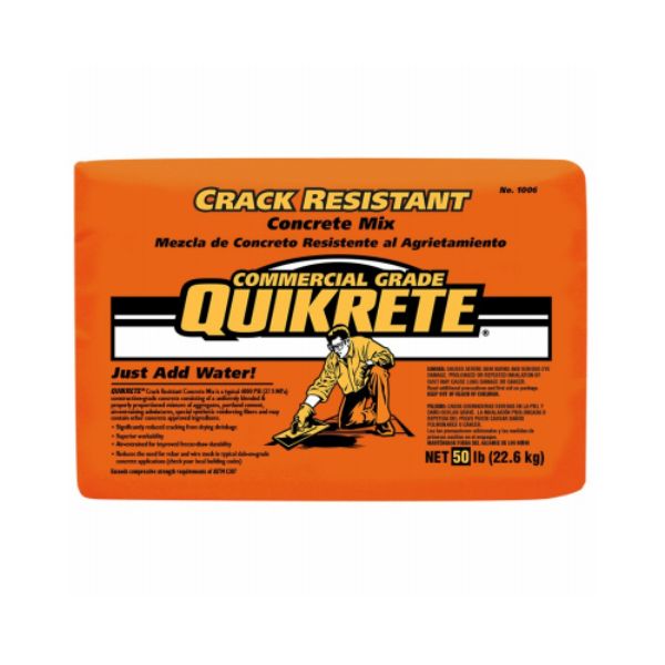 Picture of Quikrete 116151 50 lbs Crack Resistant Concrete Mix, Gray