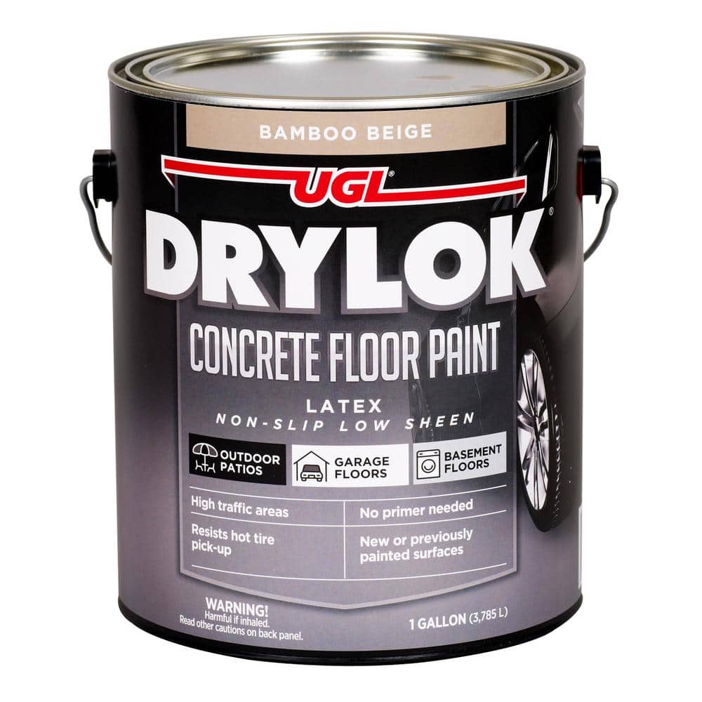1 gal Bamboo Beige Concrete Floor Paint