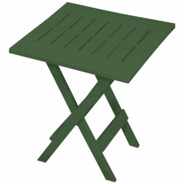 100573 5 x 19 x 25 in. Folding Table - Hunter Green -  GRACIOUS LIVING