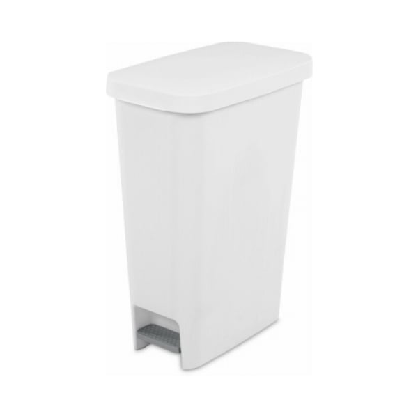 Sterilite 11 gal Stepon Wastebasket