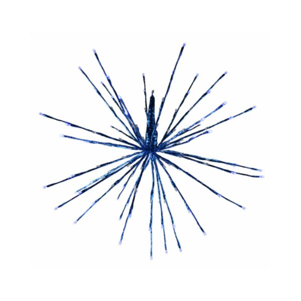 116242 16 in. LED Radiant Blasts Light, Blue - Pack of 6