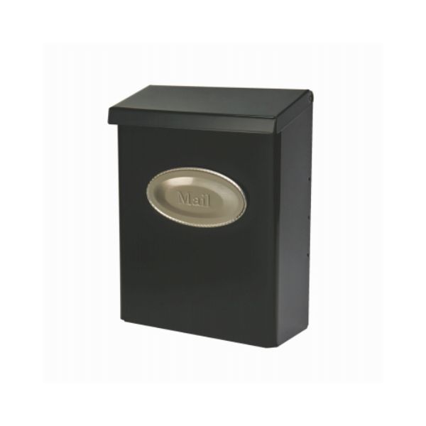 Wall Mailbox, Black - Medium - Case of 4